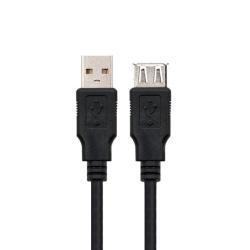 CABLE USB(A) 2.0 A USB(A) 2.0 NANOCABLE 3M NEGRO