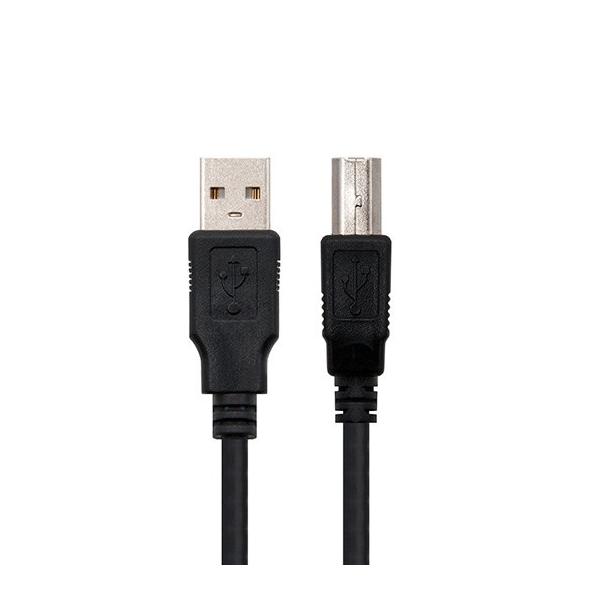 CABLE USB(A) 2.0 A USB(B) 2.0 NANOCABLE 3M NEGRO