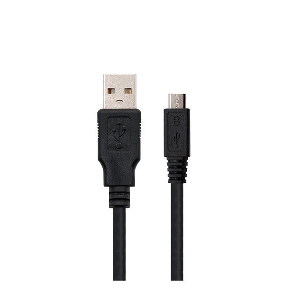 CABLE USB(A) 2.0 A MICRO USB(B) NANOCABLE 0.8M NEGRO