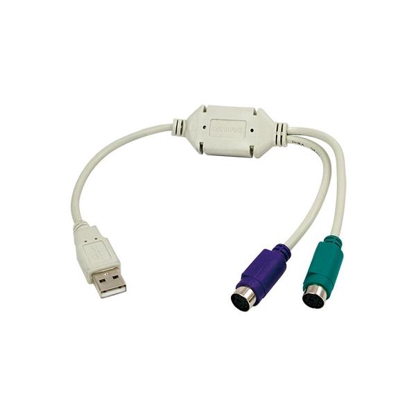 ADAPTADOR USB-M A 2X PS2-H LOGILINK AU0004A