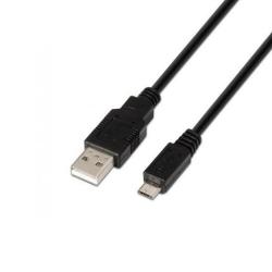CABLE USB(A) 2.0 A MICRO USB(B) 2.0 AISENS 1.8M NEGRO