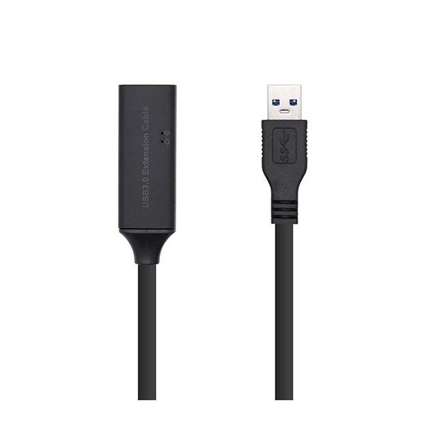 CABLE USB(A) 3.0 A USB(A) 3.0  AISENS + AMPLIF. 5M NEGRO