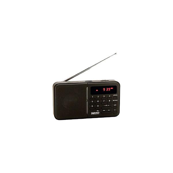 RADIO DIGITAL NEGRA FM USB MICRO SD CON ALTAVOZ DRP122