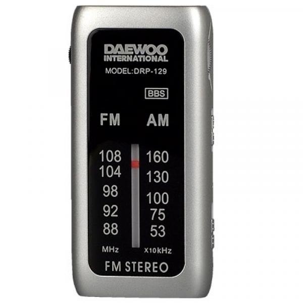 RADIO AM/FM AURICULARES INCLUIDOS DAEWOO DRP129