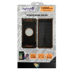 POWER BANK SOLAR 12000 MAH DIGIVOLT