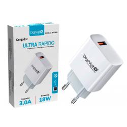 CARGADOR USB ULTRA RAPIDO 3A 18W 
