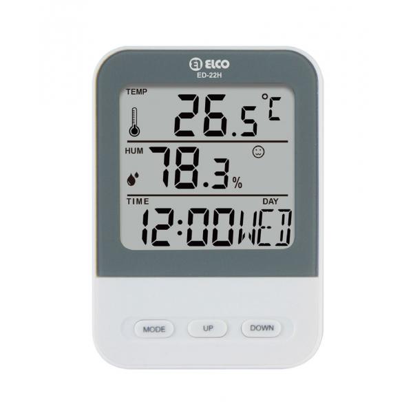 DIGITAL ALARM CLOCK WITH TEMPERATURE AND HUMIDITY