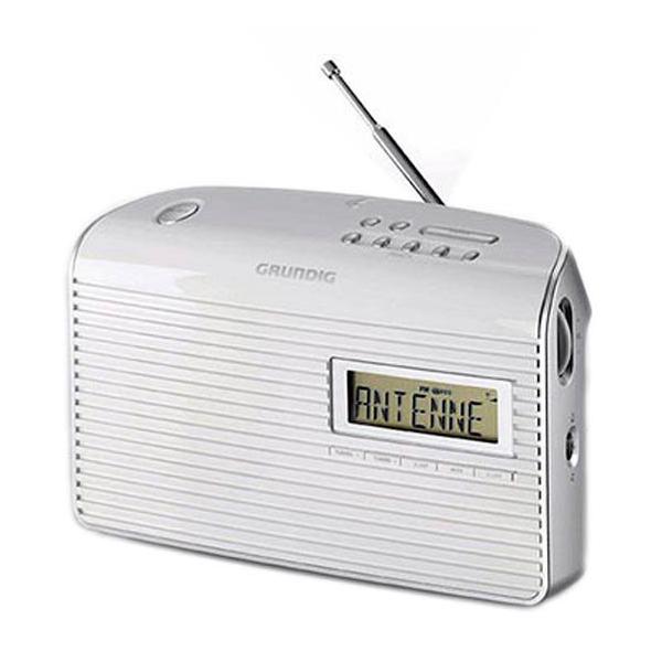 DIGITAL RADIO RED WHITE BATTERIES GRUNDIG GPR1210