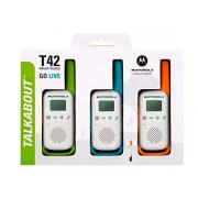 WALKIE TALKIE PACK 3UDS T42 4KM 16 CANAIS
