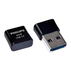 PENDRIVE USB PICO PHILIPS 64GB NEGRO 3.0