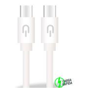 CABLE USB CA USB C WHITE DATA AND CHARGING PLUGYU