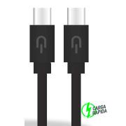 CABLE USB CA USB C BLACK DATA AND CHARGING PLUGYU