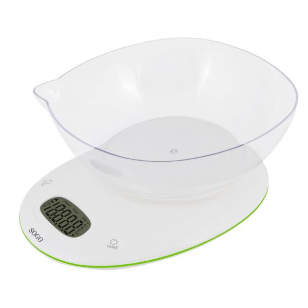 KITCHEN SCALE WITH BOWL 5 KG.