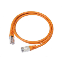 Cable CAT5E UTP moldeado 1m Naranja