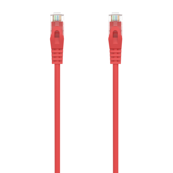 CABLE RED AISENS LATIGUILLO RJ45 LSZH CAT.6A UTP AWG24 0.5M ROJO