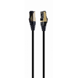 CABLE RED S-FTP GEMBIRD  CAT 8 LSZH NEGRO 0,25 M