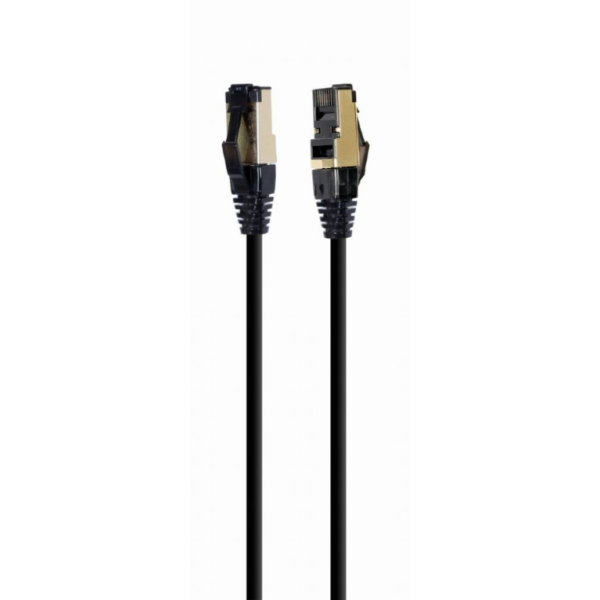 CABLE RED S-FTP GEMBIRD  CAT 8 LSZH NEGRO 1 M