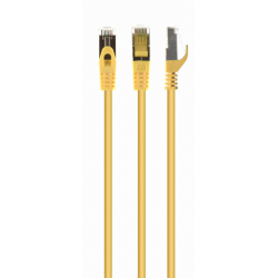 CABLE RED S-FTP GEMBIRD CAT 6A LSZH AMARILLO 0,25 M