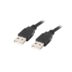 CABLE USB 2.0 LANBERG MACHO/MACHO 1M NEGRO